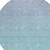8' Sky Blue And Teal Blue Round Ombre Washable Indoor Outdoor Area Rug