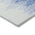 8' X 10' Navy Blue And Ivory Abstract Washable Indoor Outdoor Area Rug