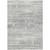 8' X 10' Silver Gray And Charcoal Abstract Washable Indoor Outdoor Area Rug
