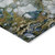 9' X 12' Orange Abstract Washable Indoor Outdoor Area Rug