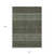 10' X 14' Brown Green And Olive Green Tribal Washable Indoor Outdoor Area Rug