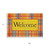 Fall Plaid Welcome Outdoor Coir Door Mat