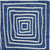 8' X 10' Navy Blue And Ivory Geometric Washable Indoor Outdoor Area Rug