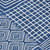 8' X 10' Navy Blue And Ivory Geometric Washable Indoor Outdoor Area Rug