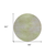 8' Sage And Artichoke Green Round Abstract Washable Indoor Outdoor Area Rug