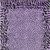 9' X 12' Purple Animal Print Washable Indoor Outdoor Area Rug