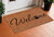 24" X 36" Natural And Black Owl Welcome Outdoor Coir Door Mat