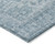 8' X 10' Sky Blue And Ivory Oriental Washable Indoor Outdoor Area Rug
