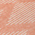 8' Salmon And Ivory Round Geometric Washable Indoor Outdoor Area Rug