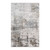 Abstract Area Rug With Fringe