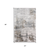 Abstract Area Rug With Fringe