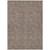 8' X 10' Brown And Ivory Geometric Washable Indoor Outdoor Area Rug