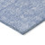 9' X 12' Sky Blue And Ivory Floral Washable Indoor Outdoor Area Rug