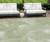 9' X 12' Artichoke Green Fern Green And Ivory Abstract Washable Indoor Outdoor Area Rug