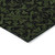 8' X 10' Olive Green And Green Medallion Washable Indoor Outdoor Area Rug