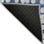 9' X 12' Navy Blue And Ivory Abstract Washable Indoor Outdoor Area Rug