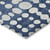 9' X 12' Navy Blue And Ivory Abstract Washable Indoor Outdoor Area Rug