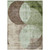 8' X 10' Artichoke Green Brown And Beige Geometric Washable Indoor Outdoor Area Rug