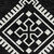 10' X 14' Black And Ivory Southwestern Washable Indoor Outdoor Area Rug
