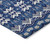 9' X 12' Navy Blue And Ivory Moroccan Washable Indoor Outdoor Area Rug