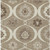 9' X 12' Taupe Brown And Ivory Medallion Washable Indoor Outdoor Area Rug