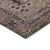 8' X 10' Brown And Beige Floral Washable Indoor Outdoor Area Rug