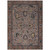 8' X 10' Brown And Beige Floral Washable Indoor Outdoor Area Rug