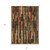 8' X 10' Coffee And Brown Striped Washable Indoor Outdoor Area Rug