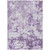 5' X 8' Lavender Purple And Lilac Floral Washable Indoor Outdoor Area Rug