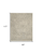 8' X 10' Beige and Gray Wool Abstract Geometric Area Rug