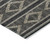 10' X 14' Black And Beige Geometric Washable Indoor Outdoor Area Rug