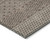 9' X 12' Brown And Ivory Chevron Washable Indoor Outdoor Area Rug