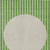 10' X 14' Green And Gray Striped Washable Indoor Outdoor Area Rug