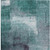 9' X 12' Teal Blue Aqua And Ivory Abstract Washable Indoor Outdoor Area Rug