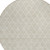 8' Beige And Ivory Round Geometric Washable Indoor Outdoor Area Rug