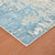 4' X 6' Gold Sky Blue And Ivory Abstract Area Rug