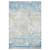 4' X 6' Gold Sky Blue And Ivory Abstract Area Rug