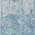 8' X 10' Teal Blue And Ivory Abstract Washable Indoor Outdoor Area Rug