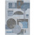 9' X 12' Blue And Gray Geometric Washable Indoor Outdoor Area Rug