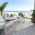9' X 12' Taupe And Lavender Abstract Washable Indoor Outdoor Area Rug