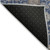 8' Navy Blue Brown And Beige Round Floral Washable Indoor Outdoor Area Rug