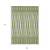 9' X 12' Green And Ivory Geometric Washable Indoor Outdoor Area Rug