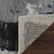 5' X 8' Beige and Black Abstract Distressed Area Rug