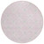 8' Pink Gray And Ivory Round Geometric Washable Indoor Outdoor Area Rug