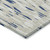 9' X 12' Navy Blue And Ivory Abstract Washable Indoor Outdoor Area Rug