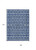 9' X 12' Navy Blue And Ivory Geometric Washable Indoor Outdoor Area Rug