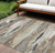 8' X 10' Taupe Beige And Ivory Abstract Washable Indoor Outdoor Area Rug