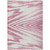 9' X 12' Blush And Ivory Abstract Washable Indoor Outdoor Area Rug