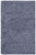 4' X 6' Blue Shag Hand Tufted Area Rug