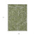 9' X 12' Artichoke Green And Olive Green Paisley Washable Indoor Outdoor Area Rug
